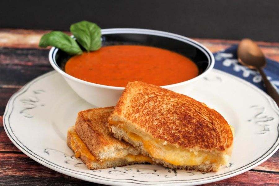 Grilled Cheese & Tomato Soup