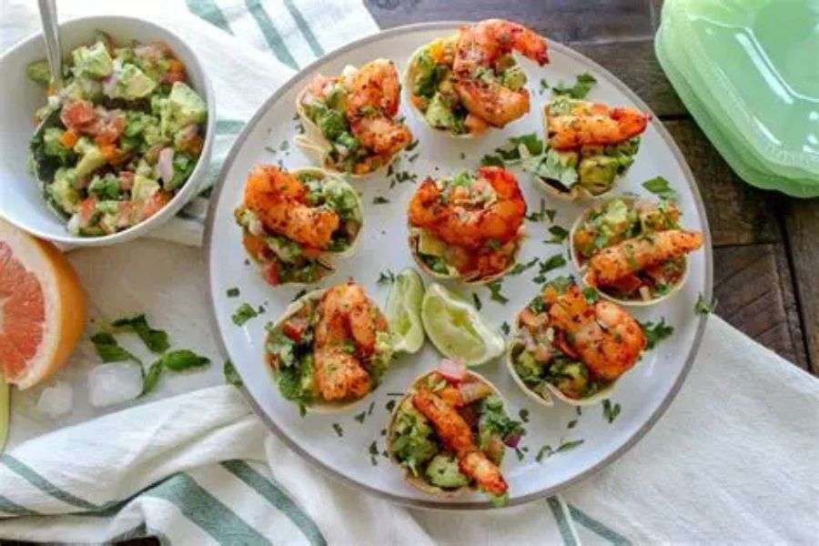 Grilled Shrimp & Avocado Salad