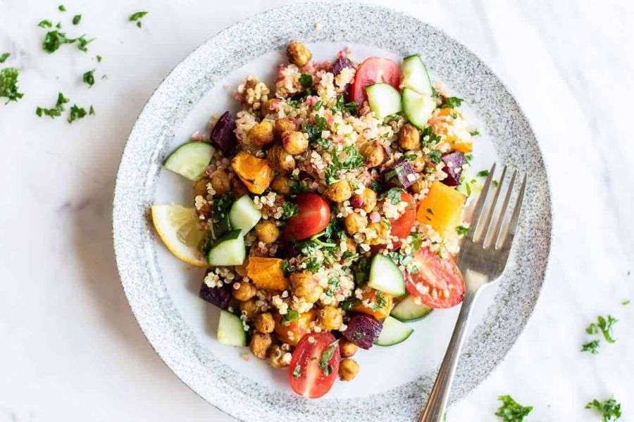 Quinoa & Chickpea Salad