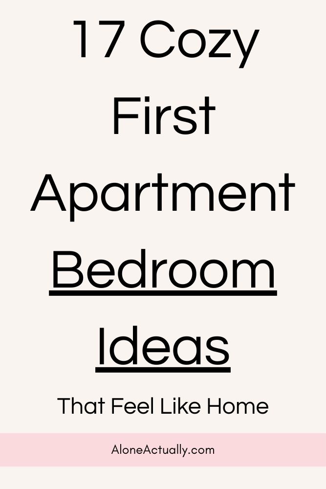Cozy First Apartment Bedroom Ideas Pin