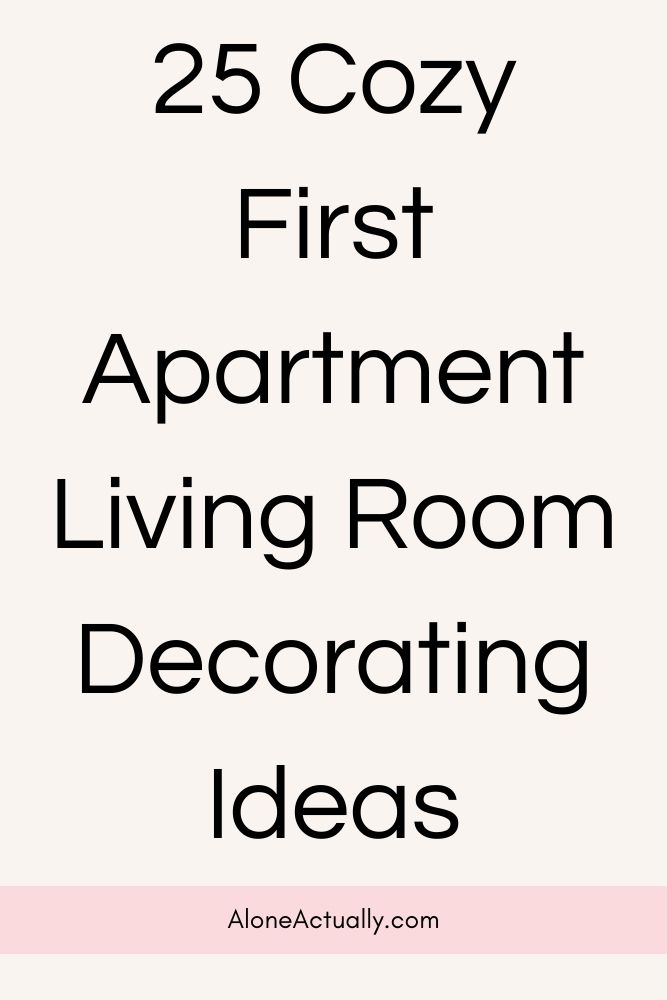 First Apartment Living Room Decorating Ideas Pin