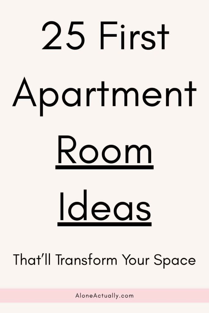 First Apartment Room Ideas Pin