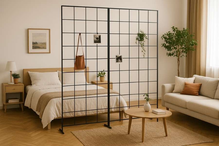 Studio Apartment Divider Ideas 9
