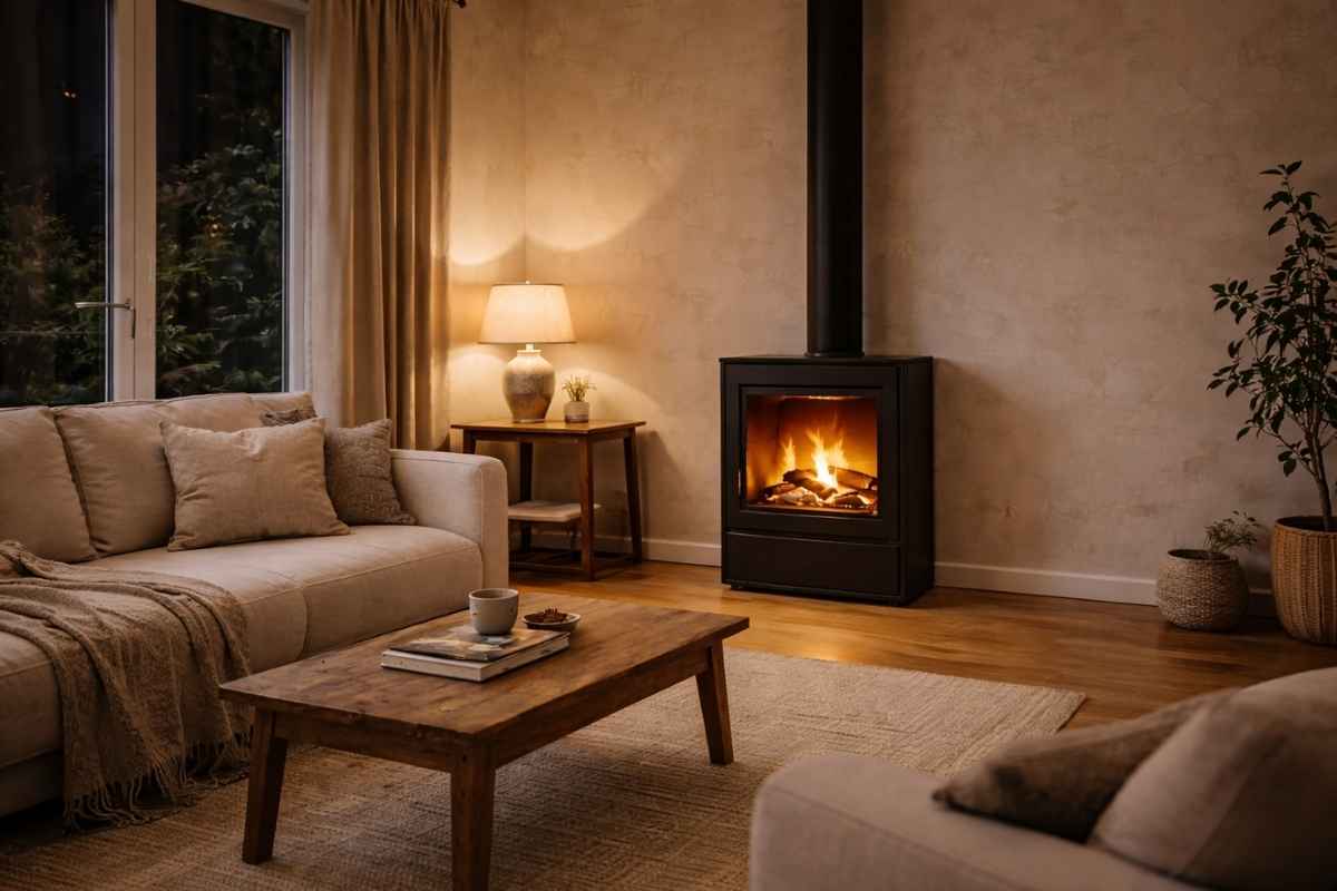 Stand Alone Fireplace Living Room Ideas