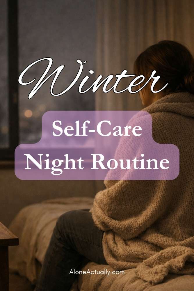 Winter Self-Care Night Routine Pin